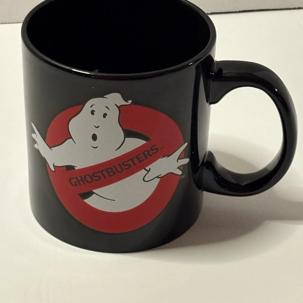 Ghostbusters Coffee Mug Cup Just Funky 2017 Black Red White Jumbo